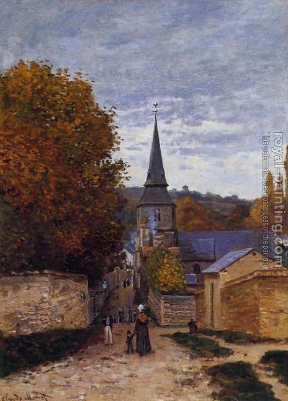 Claude Oscar Monet : Street in Sainte-Adresse
